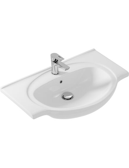 Купить Раковина ERICA 70  (s-um-eri70/1-w) по цене 4950 руб., в Санкт-Петебруге в интернет магазине 100-Систем, а также дургие товары CERSANIT из раздела Встраиваемые раковины и Раковины и пьедесталы