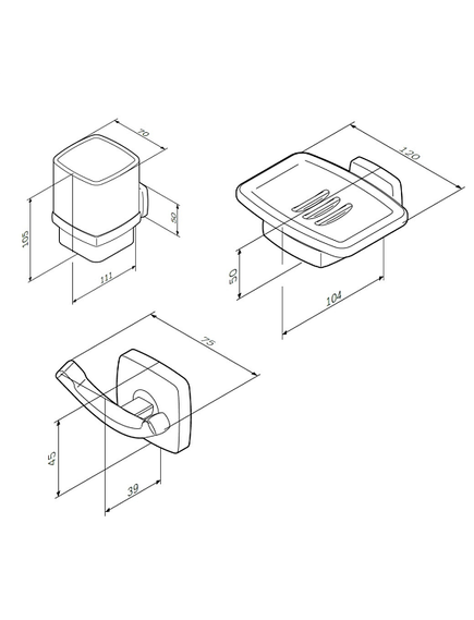 Купить BK91GF Gem S Напольный комплект 75 см (bk91gf) по цене 73890 руб., в Санкт-Петебруге в интернет магазине 100-Систем, а также дургие товары AM.PM из раздела Готовые решения для ванной комнаты и Мебель для ванной комнаты