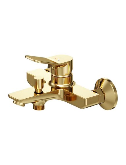 Купить F85A10099 X-Joy, смеситель д/ванны/душа, золото (f85a10099) по цене 9990 руб., в Санкт-Петебруге в интернет магазине 100-Систем, а также дургие товары AM.PM из раздела Смесители с коротким изливом и Смесители для ванны и душа