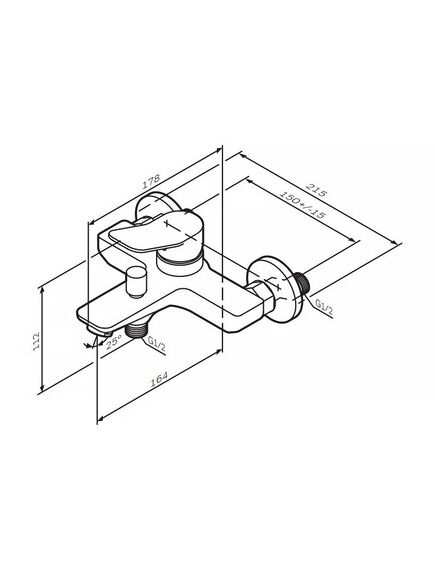 Купить F85A15099 X-Joy, смеситель д/ванны/душа, душ.набор, золото (f85a15099) по цене 29190 руб., в Санкт-Петебруге в интернет магазине 100-Систем, а также дургие товары AM.PM из раздела Смесители с коротким изливом и Смесители для ванны и душа