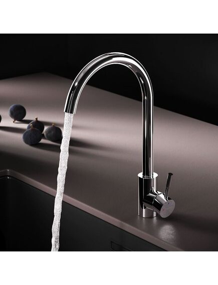 Купить F85B07100 X-Joy, смеситель для кухни с С-изливом, хром (f85b07100) по цене 3990 руб., в Санкт-Петебруге в интернет магазине 100-Систем, а также дургие товары AM.PM из раздела Рычажные смесители и Смесители для кухни