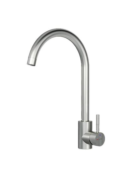 Купить F85B07111 X-Joy, смеситель для кухни с С-изливом, сатин (f85b07111) по цене 4790 руб., в Санкт-Петебруге в интернет магазине 100-Систем, а также дургие товары AM.PM из раздела Рычажные смесители и Смесители для кухни