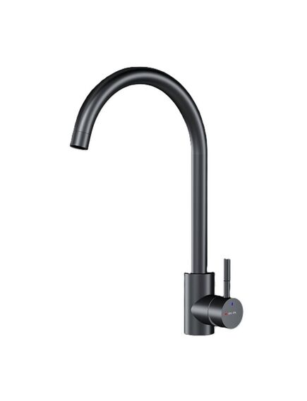 Купить F85B07122 X-Joy, смеситель для кухни с С-изливом, черный (f85b07122) по цене 4790 руб., в Санкт-Петебруге в интернет магазине 100-Систем, а также дургие товары AM.PM из раздела Рычажные смесители и Смесители для кухни