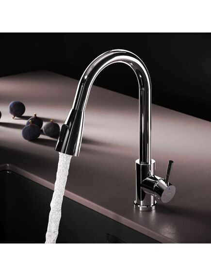 Купить F85B07500 X-Joy, смеситель для кухни с вытягивающимся изливом, хром (f85b07500) по цене 5490 руб., в Санкт-Петебруге в интернет магазине 100-Систем, а также дургие товары AM.PM из раздела Рычажные смесители и Смесители для кухни
