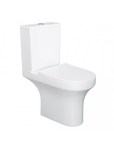 Купить DX35C8600SC Skyline унитаз-компакт безободковый с сиденьем микролифт (dx35c8600sc) по цене 45590 руб., в Санкт-Петебруге в интернет магазине 100-Систем, а также дургие товары DAMIXA из раздела Горизонтальный выпуск и Унитазы-компакт с бачком