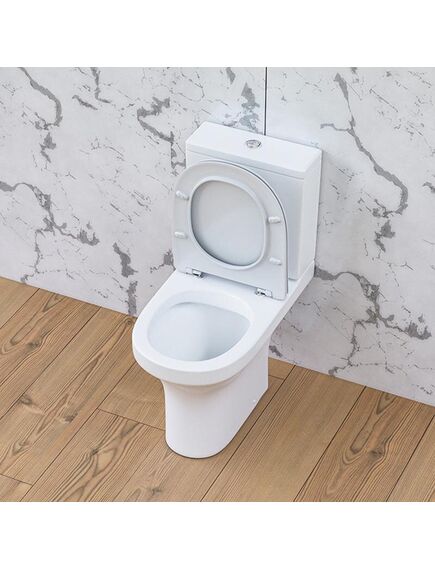 Купить DX35C8600SC Skyline унитаз-компакт безободковый с сиденьем микролифт (dx35c8600sc) по цене 45590 руб., в Санкт-Петебруге в интернет магазине 100-Систем, а также дургие товары DAMIXA из раздела Горизонтальный выпуск и Унитазы-компакт с бачком