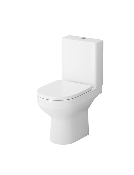 Купить C708600SC Spirit V2.0 унитаз-компакт FlashClean с сиденьем микролифт (c708600sc) по цене 47990 руб., в Санкт-Петебруге в интернет магазине 100-Систем, а также дургие товары AM.PM из раздела Горизонтальный выпуск и Унитазы-компакт с бачком