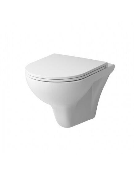 Купить C901700SC Gem подвесной унитаз FlashClean с сиденьем микролифт (c901700sc) по цене 15990 руб., в Санкт-Петебруге в интернет магазине 100-Систем, а также дургие товары AM.PM из раздела Унитазы подвесные и Унитазы