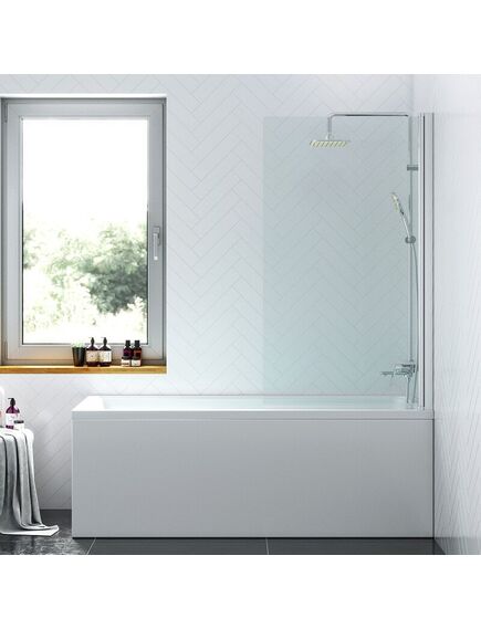 Купить DX35WBS-D080-140MT Душ.шторка на борт ванны,стекло поворотное 6*800*1400мм,стекло прозр,проф анод (dx35wbs-d080-140mt) по цене 12890 руб., в Санкт-Петебруге в интернет магазине 100-Систем, а также дургие товары DAMIXA из раздела Стеклянные шторки для ванн и Сантехника