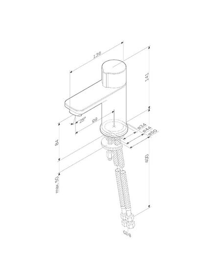 Купить F85A02500 X-Joy, TouchReel смеситель для умывальника, хром, шт. (f85a02500) по цене 15390 руб., в Санкт-Петебруге в интернет магазине 100-Систем, а также дургие товары AM.PM из раздела Кнопочные смесители и Смесители для раковины