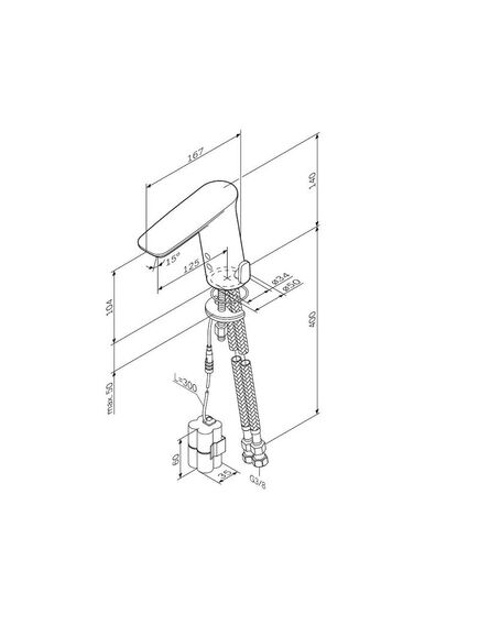 Купить F50A02322 Inspire V2.0 смеситель для умывальника сенсорный, черный, шт. (f50a02322) по цене 21490 руб., в Санкт-Петебруге в интернет магазине 100-Систем, а также дургие товары AM.PM из раздела Электронные бесконтактные смесители и Смесители для раковины