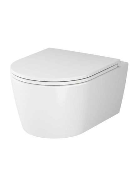 Купить C8F1700SC Func подвесной унитаз 49 см FlashClean с сиденьем микролифт (c8f1700sc) по цене 22990 руб., в Санкт-Петебруге в интернет магазине 100-Систем, а также дургие товары AM.PM из раздела Унитазы подвесные и Унитазы