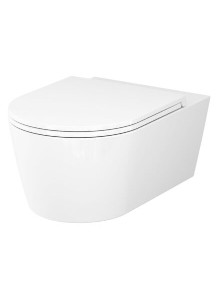 Купить C8F1701SC Func подвесной унитаз 54 см FlashClean с сиденьем микролифт (c8f1701sc) по цене 35990 руб., в Санкт-Петебруге в интернет магазине 100-Систем, а также дургие товары AM.PM из раздела Унитазы подвесные и Унитазы