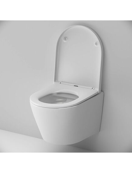 Купить C741701SC Sense подвесной унитаз FlashClean с сиденьем микролифт (c741701sc) по цене 29990 руб., в Санкт-Петебруге в интернет магазине 100-Систем, а также дургие товары AM.PM из раздела Унитазы подвесные и Унитазы