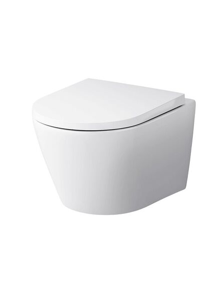 Купить C741701SC Sense подвесной унитаз FlashClean с сиденьем микролифт (c741701sc) по цене 29990 руб., в Санкт-Петебруге в интернет магазине 100-Систем, а также дургие товары AM.PM из раздела Унитазы подвесные и Унитазы