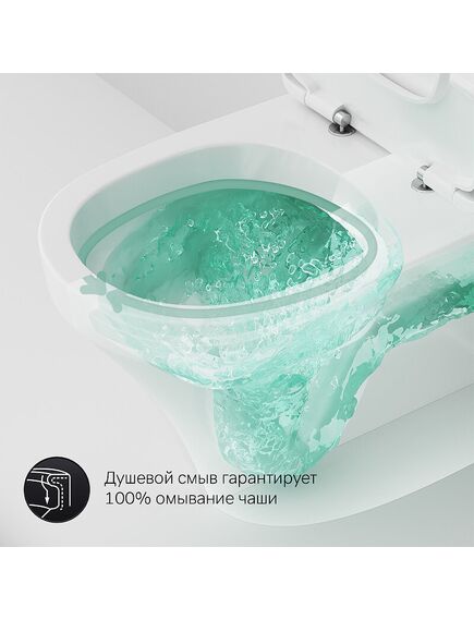 Купить CK50C1704W Inspire V2.0 набор унитаз-компакт с гиг.душем (ck50c1704w) по цене 102990 руб., в Санкт-Петебруге в интернет магазине 100-Систем, а также дургие товары AM.PM из раздела Универсальный выпуск и Унитазы-компакт с бачком
