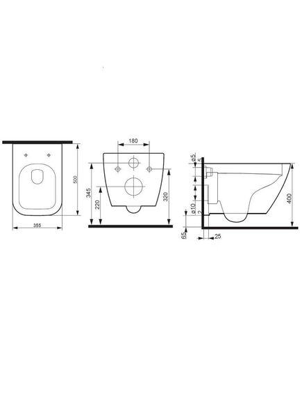 Купить C701701SC Spirit V2.0 Square подвесной унитаз FlashClean с сиденьем микролифт (c701701sc) по цене 26990 руб., в Санкт-Петебруге в интернет магазине 100-Систем, а также дургие товары AM.PM из раздела Унитазы подвесные и Унитазы