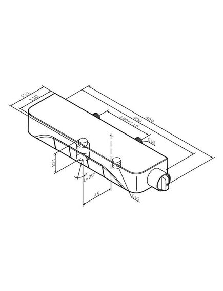 Купить F8F10500 Func, смеситель для душа, кнопочный с полкой, с изливом, хром (f8f10500) по цене 9990 руб., в Санкт-Петебруге в интернет магазине 100-Систем, а также дургие товары AM.PM из раздела Смесители с коротким изливом и Смесители для ванны и душа