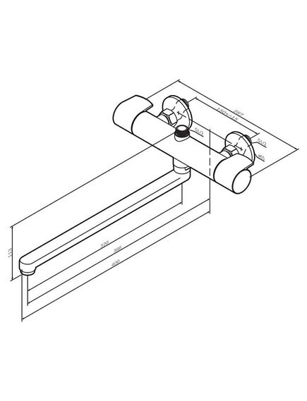 Купить F85A50900 X-Joy, смеситель для ванны/душа  с ТМС с длинным изливом, хром (f85a50900) по цене 25590 руб., в Санкт-Петебруге в интернет магазине 100-Систем, а также дургие товары AM.PM из раздела Смесители с длинным изливом и Смесители для ванны и душа