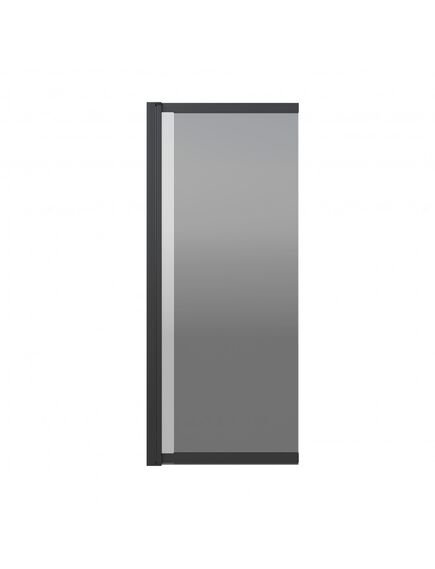 Купить Душевая шторка RIVER S Slider Black 980  (065018) по цене 26490 руб., в Санкт-Петебруге в интернет магазине 100-Систем, а также дургие товары BERGES из раздела Стеклянные шторки для ванн и Сантехника