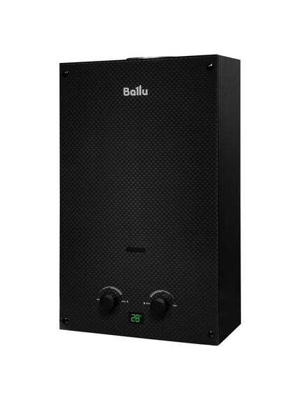 Купить Колонка газовая Ballu GWH 10 Fiery Glass Carbon (gwh 10 fiery glass carbon) по цене 12450 руб., в Санкт-Петебруге в интернет магазине 100-Систем, а также дургие товары BALLU из раздела Газовые проточные водонагреватели и Газовые водонагреватели