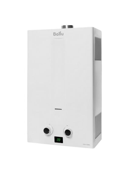 Купить Колонка газовая Ballu GWH 10 Fiery Turbo (gwh 10 fiery turbo) по цене 15990 руб., в Санкт-Петебруге в интернет магазине 100-Систем, а также дургие товары BALLU из раздела Газовые проточные водонагреватели и Газовые водонагреватели
