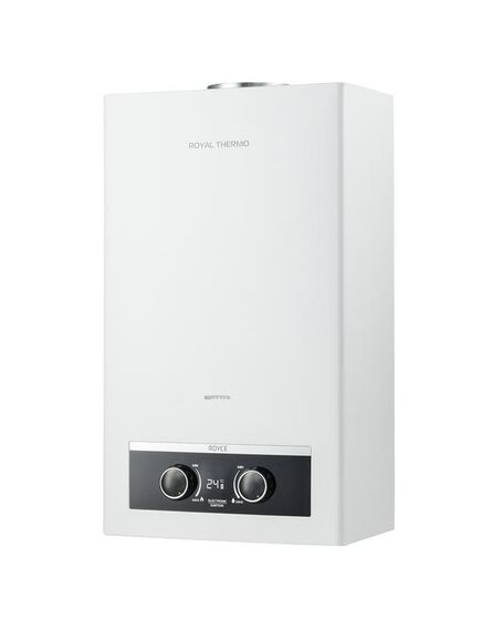 Купить Колонка газовая Royal Thermo GWH 11 Royce (gwh 11 royce) по цене 16900 руб., в Санкт-Петебруге в интернет магазине 100-Систем, а также дургие товары ROYAL THERMO из раздела Газовые проточные водонагреватели и Газовые водонагреватели