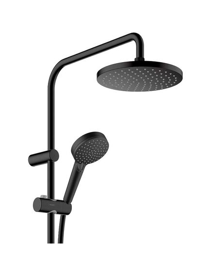 Купить Душевая система Hansgrohe Vernis Blend Showerpipe 26276670 с термостатом Черная матовая (26276670) по цене 118605.13 руб., в Санкт-Петебруге в интернет магазине 100-Систем, а также дургие товары HANSGROHE из раздела Душевые стойки и Душевые стойки, системы, панели, гарнитуры