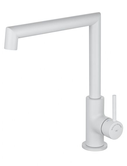 Купить Смеситель для кухни WONZON & WOGHAND, Белый матовый (WW-L1005-MW) (ww-l1005-mw) по цене 16166 руб., в Санкт-Петебруге в интернет магазине 100-Систем, а также дургие товары WONZON & WOGHAND из раздела Рычажные смесители и Смесители для кухни