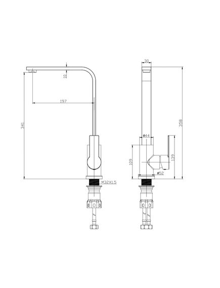 Купить Смеситель для кухни WONZON & WOGHAND, Брашированное золото (WW-AE4550-BG) (ww-ae4550-bg) по цене 20496 руб., в Санкт-Петебруге в интернет магазине 100-Систем, а также дургие товары WONZON & WOGHAND из раздела Рычажные смесители и Смесители для кухни