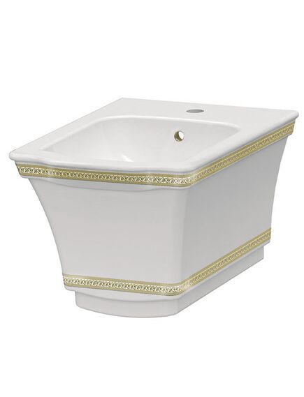Купить BOHEME Подвесное Биде с узором Hermitage GOLD 953-G (953-g) по цене 45505.88 руб., в Санкт-Петебруге в интернет магазине 100-Систем, а также дургие товары BOHEME из раздела Биде подвесные и Биде и писсуары
