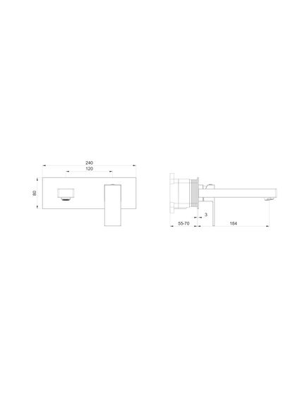 Купить Смеситель для раковины встраиваемый WONZON & WOGHAND CUBE, Хром (WW-88869016-CR) (ww-88869016-cr) по цене 22856 руб., в Санкт-Петебруге в интернет магазине 100-Систем, а также дургие товары WONZON & WOGHAND из раздела Встраиваемые настенные смесители для раковины и Смесители для раковины