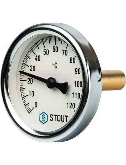 Купить STOUT SIM-0001 Термометр биметаллический с погружной гильзой. Корпус Dn 63 мм, гильза 50 мм 1/2", 0...120°С (sim-0001-635015) по цене 474 руб., в Санкт-Петебруге в интернет магазине 100-Систем, а также дургие товары STOUT из раздела Термометры и Контрольно-измерительные приборы
