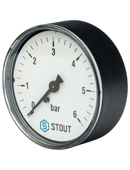 Купить STOUT SIM-0009 Манометр аксиальный. Корпус Dn 63 мм 1/4", 0...6 бар, кл.2.5 (sim-0009-630608) по цене 857 руб., в Санкт-Петебруге в интернет магазине 100-Систем, а также дургие товары STOUT из раздела Манометры и Контрольно-измерительные приборы