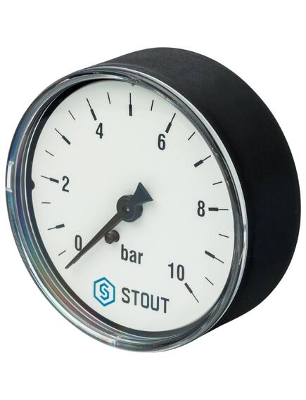 Купить STOUT SIM-0009 Манометр аксиальный. Корпус Dn 63 мм 1/4", 0...10 бар, кл.2.5 (sim-0009-631008) по цене 857 руб., в Санкт-Петебруге в интернет магазине 100-Систем, а также дургие товары STOUT из раздела Манометры и Контрольно-измерительные приборы
