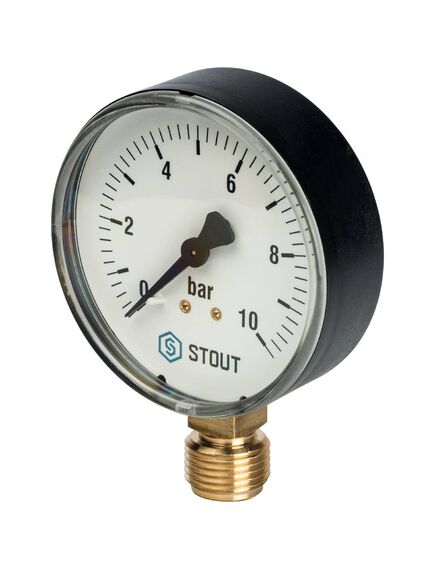 Купить STOUT SIM-0010 Манометр радиальный. Корпус Dn 80 мм 1/2", 0...10 бар, кл.2.5 (sim-0010-801015) по цене 1262 руб., в Санкт-Петебруге в интернет магазине 100-Систем, а также дургие товары STOUT из раздела Манометры и Контрольно-измерительные приборы