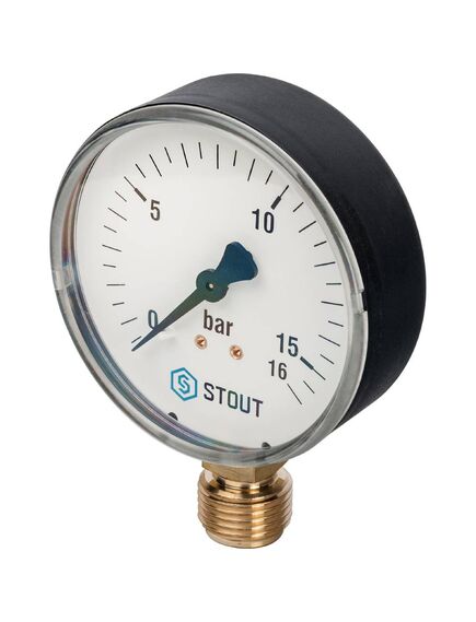 Купить STOUT SIM-0010 Манометр радиальный. Корпус Dn 80 мм 1/2", 0...16 бар, кл.2.5 (sim-0010-801615) по цене 1262 руб., в Санкт-Петебруге в интернет магазине 100-Систем, а также дургие товары STOUT из раздела Манометры и Контрольно-измерительные приборы