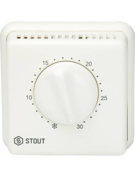 Купить STOUT STE-0001 Комнатный проводной термостат TI-N с переключателем зима-лето и светодиодом (ste-0001-000001) по цене 1992 руб., в Санкт-Петебруге в интернет магазине 100-Систем, а также дургие товары STOUT из раздела Терморегуляторы и Автоматика для теплого пола
