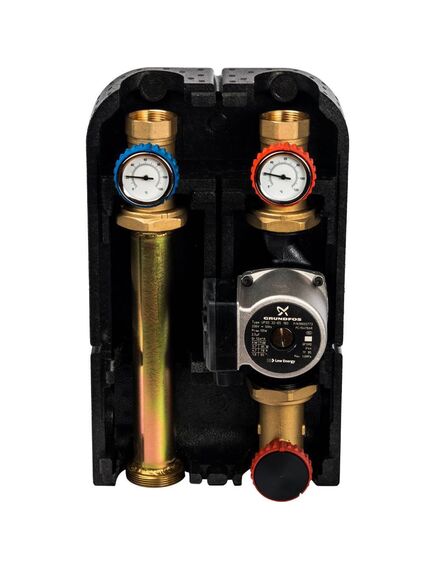 Купить STOUT SDG-0001 Насосная группа с прямым контуром 1 1/4" с насосом Grundfos UPSO 32-65 в теплоизоляции DN 32 (sdg-0001-003202) по цене 45627 руб., в Санкт-Петебруге в интернет магазине 100-Систем, а также дургие товары STOUT из раздела Насосные группы и Группы быстрого монтажа