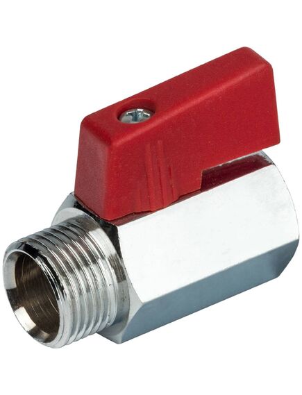 Купить Кран шаровый мини Stout 3/8" В-Н (svb-0022-000010) по цене 420 руб., в Санкт-Петебруге в интернет магазине 100-Систем, а также дургие товары STOUT из раздела Краны прямые 1 1/4 - 2 и Краны прямые