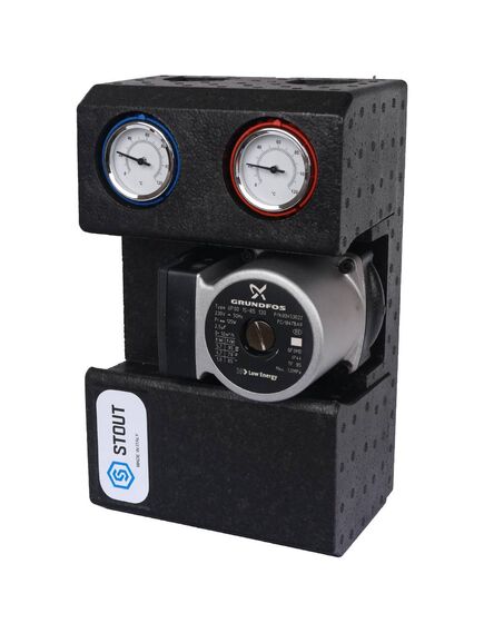Купить STOUT SDG-0001 Насосная группа с прямым контуром 3/4" с насосом Grundfos UPSO 15-65 130 в теплоизоляции (sdg-0001-002002) по цене 23474 руб., в Санкт-Петебруге в интернет магазине 100-Систем, а также дургие товары STOUT из раздела Насосные группы и Группы быстрого монтажа