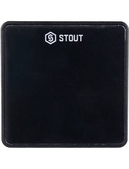 Купить STOUT  Беспроводной комнатный датчик C-8r, черный (ste-0101-008011) по цене 5422 руб., в Санкт-Петебруге в интернет магазине 100-Систем, а также дургие товары STOUT из раздела Температурные датчики и Автоматика для теплого пола