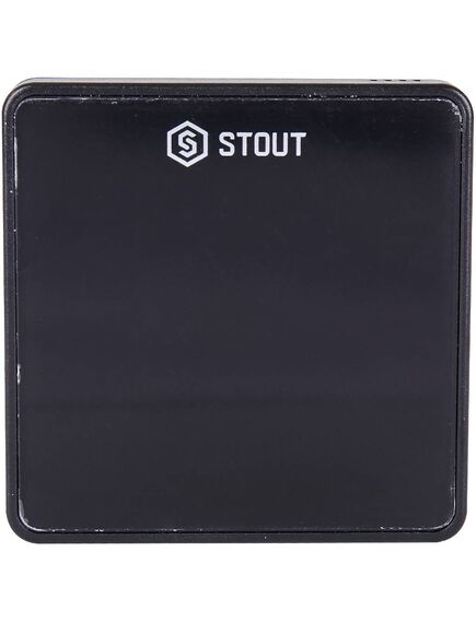 Купить STOUT  Беспроводной датчик температуры пола C-8f, черный (ste-0101-008008) по цене 6460 руб., в Санкт-Петебруге в интернет магазине 100-Систем, а также дургие товары STOUT из раздела Температурные датчики и Автоматика для теплого пола