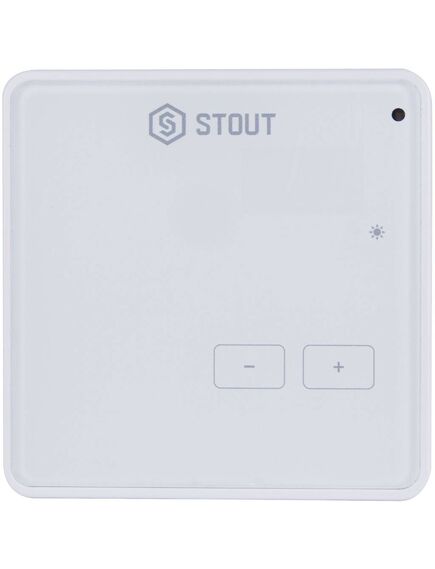 Купить STOUT  Проводной комнатный регулятор R-9z, белый (ste-0101-009003) по цене 9921 руб., в Санкт-Петебруге в интернет магазине 100-Систем, а также дургие товары STOUT из раздела Управляющие модули и Автоматика для водяного теплого пола
