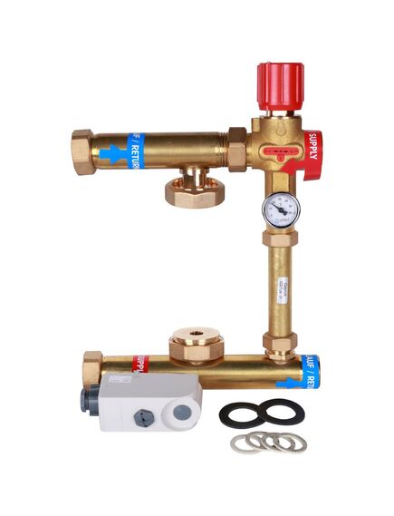 Купить STOUT  Насосно-смесительный узел ISOTHERM 30-50°C, без насоса. (sdg-0120-006000) по цене 38241 руб., в Санкт-Петебруге в интернет магазине 100-Систем, а также дургие товары STOUT из раздела Насосно-смесительные узлы и Коллекторы и коллекторные группы