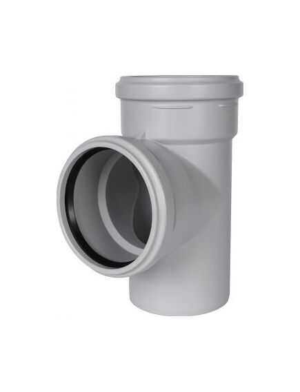 Купить STOUT D 110 x 110 / 87,5° Тройник канализационный бесшумный (skb-0016-111187) по цене 1566 руб., в Санкт-Петебруге в интернет магазине 100-Систем, а также дургие товары STOUT из раздела Фитинги шумопоглощающие фановые 110 мм и Шумопоглощающие фановые трубы и фитинги