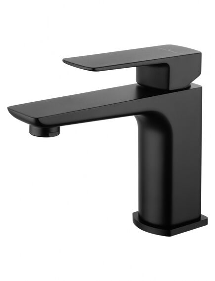 Купить Смеситель для раковины WONZON & WOGHAND EDGE, Черный матовый (WW-88139003-MB) (ww-88139003-mb) по цене 16275 руб., в Санкт-Петебруге в интернет магазине 100-Систем, а также дургие товары WONZON & WOGHAND из раздела Рычажные смесители и Смесители для раковины
