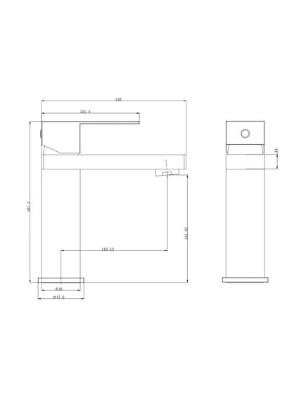 Купить Смеситель для раковины WONZON & WOGHAND, Брашированное золото (WW-A40982-BG) (ww-a40982-bg) по цене 14377 руб., в Санкт-Петебруге в интернет магазине 100-Систем, а также дургие товары WONZON & WOGHAND из раздела Рычажные смесители и Смесители для раковины