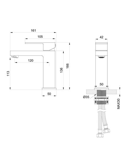 Купить Смеситель для раковины WONZON & WOGHAND CUBE, Хром (WW-88139016-CR) (ww-88139016-cr) по цене 15271 руб., в Санкт-Петебруге в интернет магазине 100-Систем, а также дургие товары WONZON & WOGHAND из раздела Рычажные смесители и Смесители для раковины