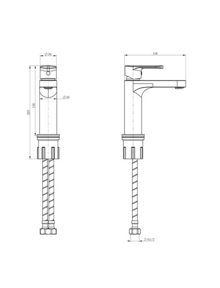 Купить Смеситель для раковины WONZON & WOGHAND, Брашированное золото (WW-H1032-BG) (ww-h1032-bg) по цене 10248 руб., в Санкт-Петебруге в интернет магазине 100-Систем, а также дургие товары WONZON & WOGHAND из раздела Рычажные смесители и Смесители для раковины